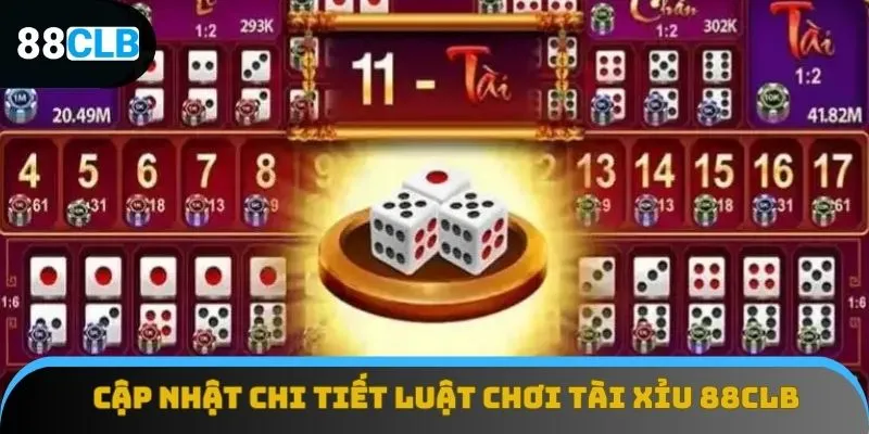 Lưu ngay luật chơi game Tài Xỉu 88CLB
